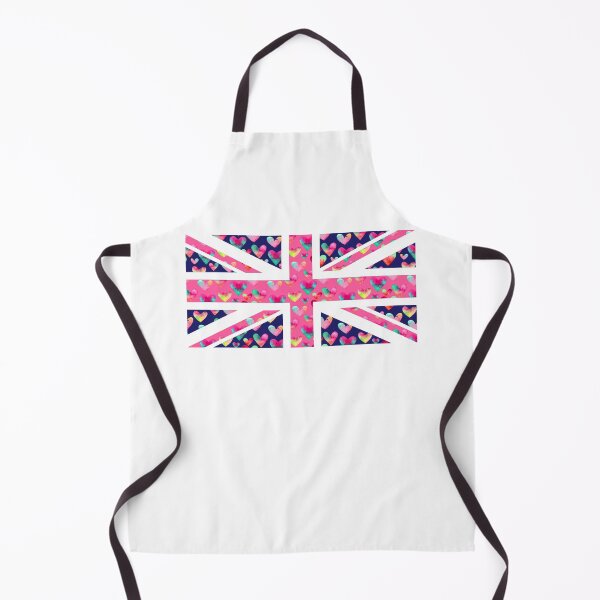 Artikelvorschau, Aquarell Herzen Union Jack entworfen und verkauft von Kova Rose.