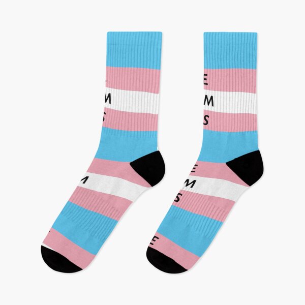 Item preview, HE HIM HIS Pronoun Trans Flag designed and sold by cjdesigns7.