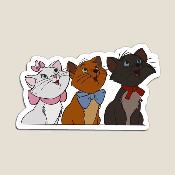 Item preview, Aristocats sticker designed and sold by gracienoelsmith.