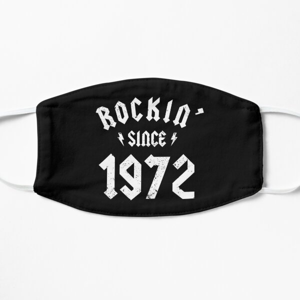 Classic Rock 1972 48th Birthday - Gift for 48 Year Old Mask