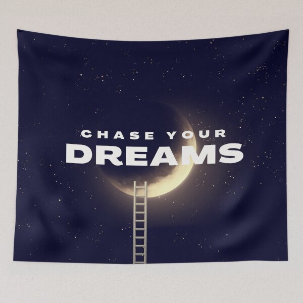 Item preview, Chase your Dreams (Vertical Text) designed and sold by skykarrot.