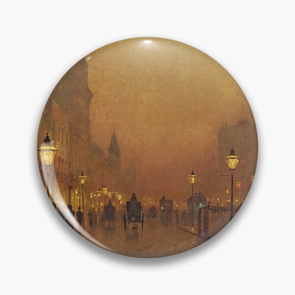 Item preview, John Atkinson Grimshaw - A Street At Night designed and sold by artcenter.