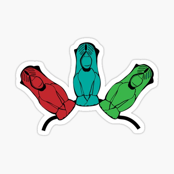 Peekaboo Sticker