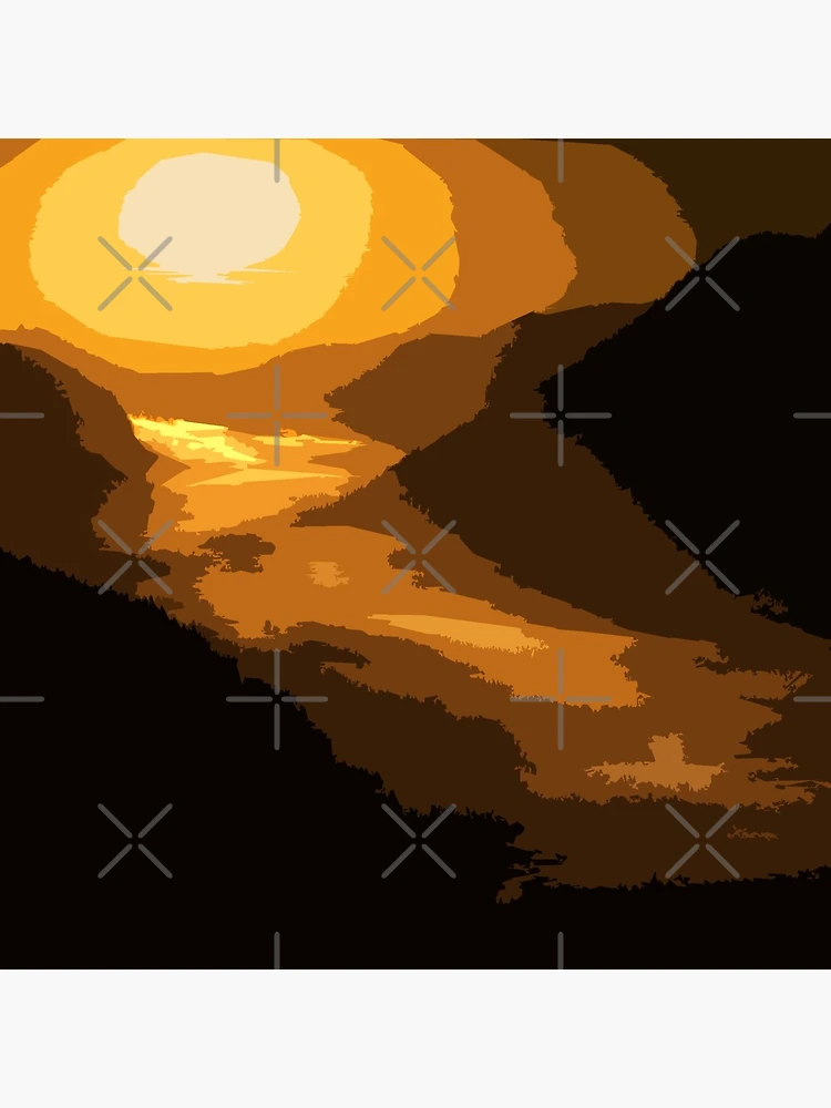Thumbnail 5 of 5, Coasters (Set of 4), Abstract High Contrast Sunset designed and sold by AbstractIdeas.