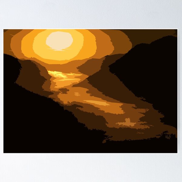 Item preview, Abstract High Contrast Sunset designed and sold by AbstractIdeas.