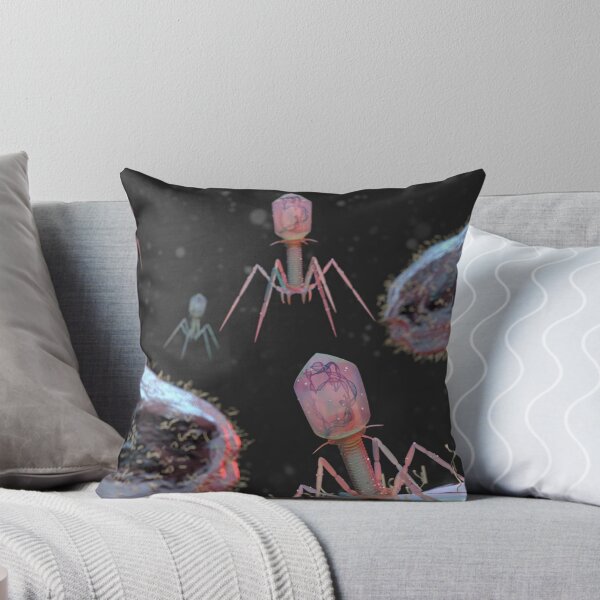 Item preview, ALIEN LIKE INVASION-BACTERIOPHAGES MICROSCOPE CONCEPTUAL IMAGE designed and sold by Hippiesole.
