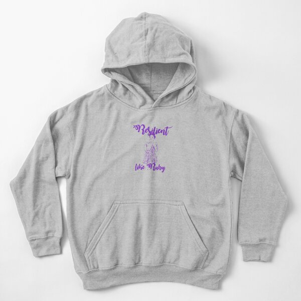Resilient Like Ruby Kids Pullover Hoodie