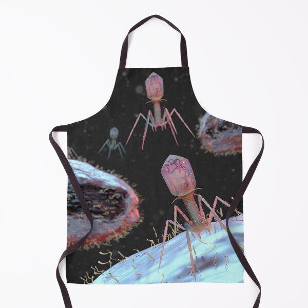 Item preview, ALIEN LIKE INVASION-BACTERIOPHAGES MICROSCOPE CONCEPTUAL IMAGE designed and sold by Hippiesole.