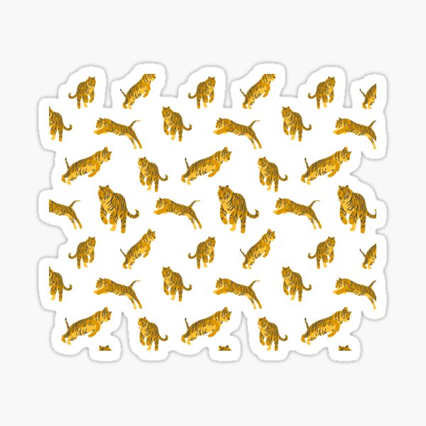 Artikel-Vorschau von Tigre Pattern Quarantäne, designt und verkauft von graphicmeyou.