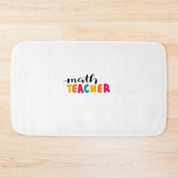 Item preview, Math Teacher designed and sold by AmandazDesigns.