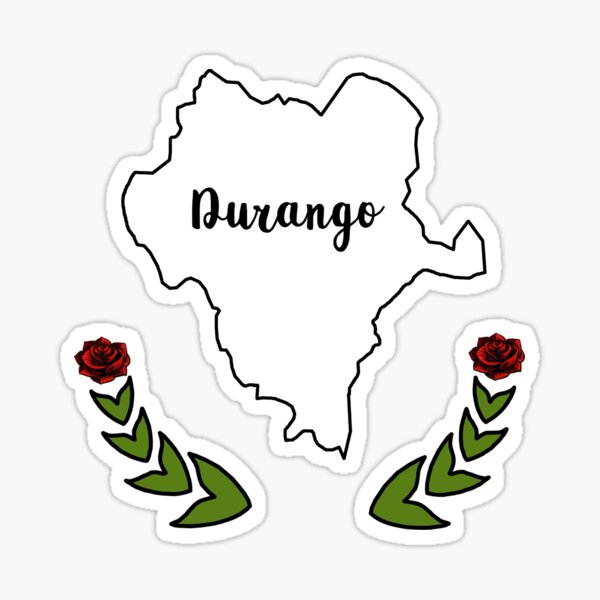 "Durango State Mexico" Sticker for Sale by NorasDesigns Redbubble