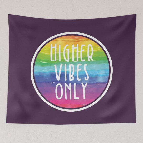 Item preview, Higher Vibes Only designed and sold by BlueZenStudio.