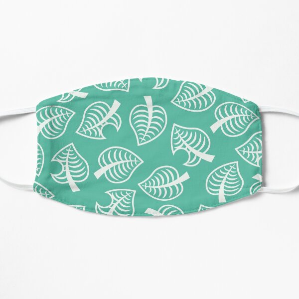 Animal Crossing New Horizon Inspired Leaf Pattern Mask
