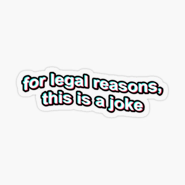 Item preview, for legal reasons this is a joke designed and sold by Caroline Derucki.