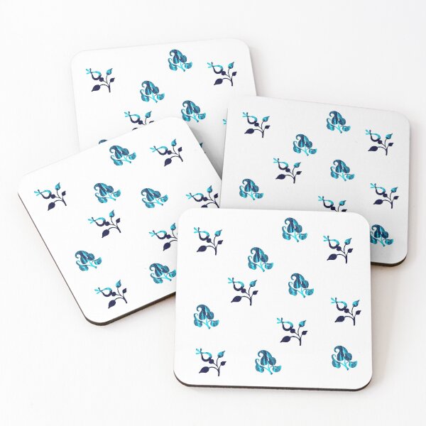 Item preview, Flowers blue designed and sold by Moonyflower.