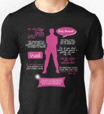 Stargate SG-1 - Sam quotes (Pink/White design) Unisex T-Shirt