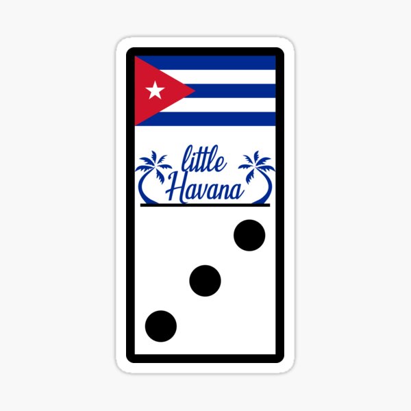 Item preview, LITTLE HAVANA CUBAN DOMINO designed and sold by CasaLatina.