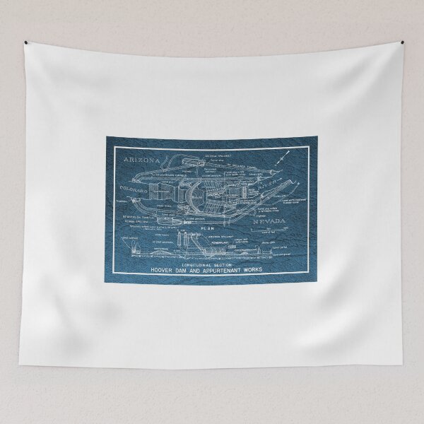 Item preview, Hoover Dam Blueprint 1935 designed and sold by BritishYank.