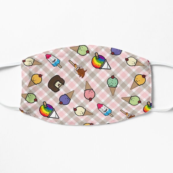 Neapolitan Gingham Frosty Treats Mask