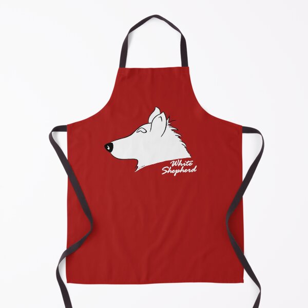 Item preview, White Shepherd silhouette designed and sold by LivHana.