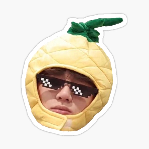 Item preview, pineapple head beomgyu designed and sold by kels :).