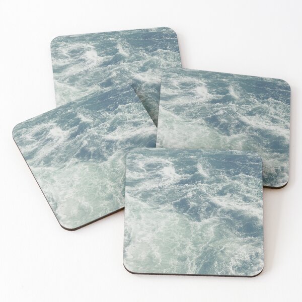 Item preview, Relaxing blue ocean waves pattern designed and sold by Firandi.