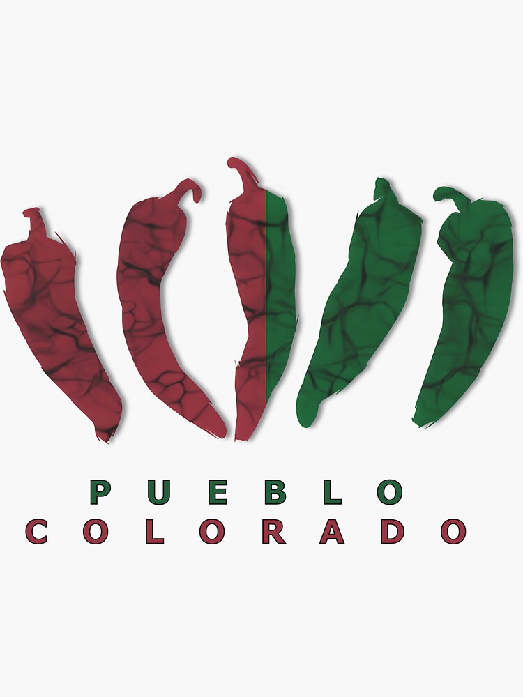 Thumbnail 3 of 3, Sticker, Pueblo Colorado Chile designed and sold by DaStylezz.