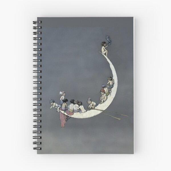 Item preview, “The Moon’s First Voyage” by W Heath Robinson designed and sold by PatricianneK.