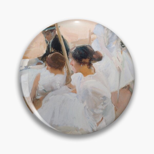 Item preview, Joaquin Sorolla Y Bastida - Under The Awning, On The Beach At Zarauz (1905) designed and sold by artcenter.