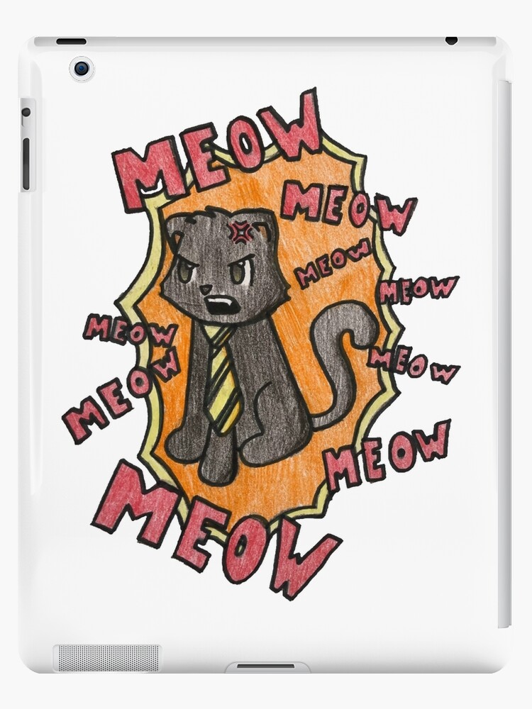 Denis Angry Sir Meows A Lot Ipad Case Skin By Nuclearpowerart Redbubble - denis roblox ipad cases skins redbubble
