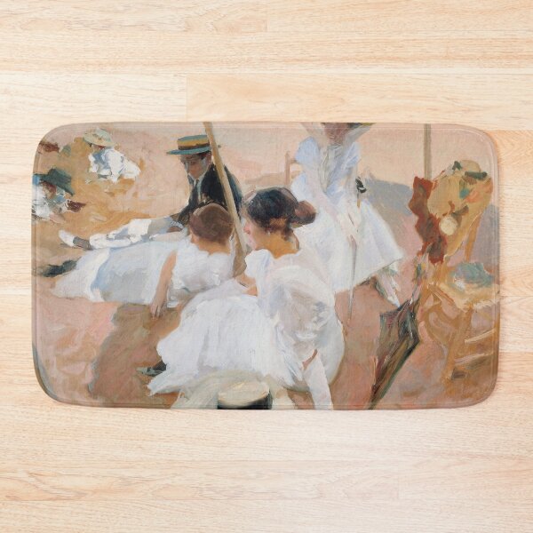 Item preview, Joaquin Sorolla Y Bastida - Under The Awning, On The Beach At Zarauz (1905) designed and sold by artcenter.