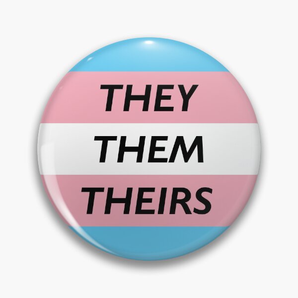 Item preview, THEY THEM THEIRS Pronoun Trans Flag designed and sold by cjdesigns7.