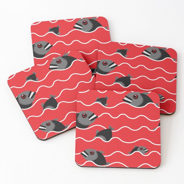 Item preview, Piranha pattern designed and sold by ewoio.