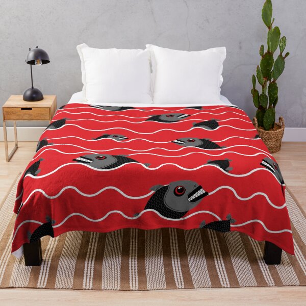Item preview, Piranha pattern designed and sold by ewoio.
