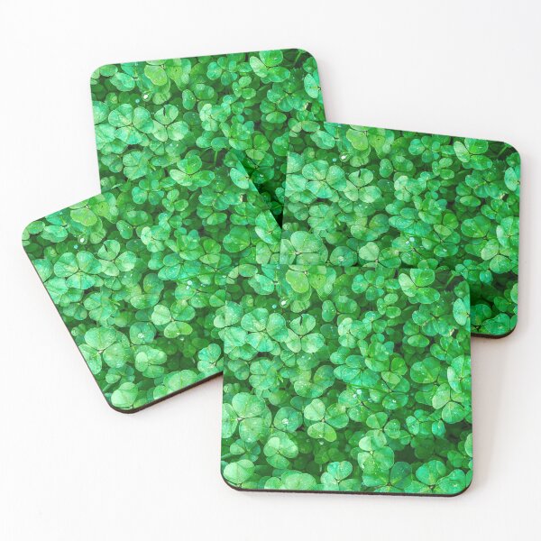 Item preview, Shamrock Clover Lucky Green Pattern designed and sold by MintaApparel.