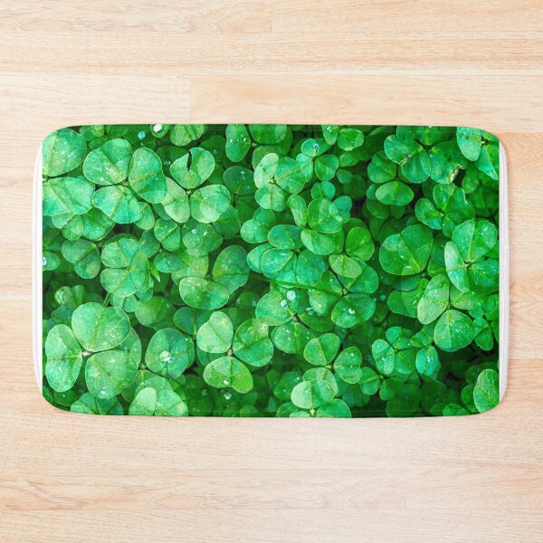 Item preview, Shamrock Clover Lucky Green Pattern designed and sold by MintaApparel.