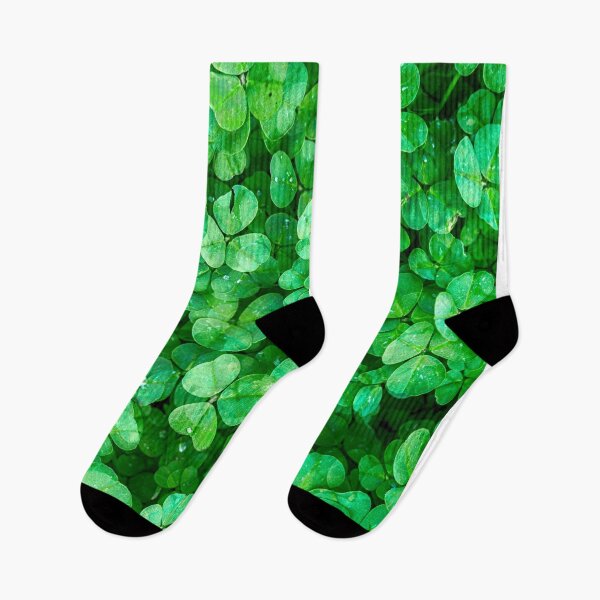 Item preview, Shamrock Clover Lucky Green Pattern designed and sold by MintaApparel.
