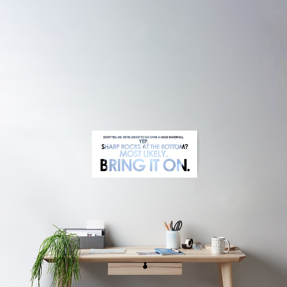 "Emperor's new Groove - Waterfall Scene" Poster by madDesigner | Redbubble