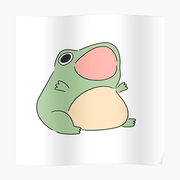"Screaming froggy" Poster for Sale by nichoeval Redbubble
