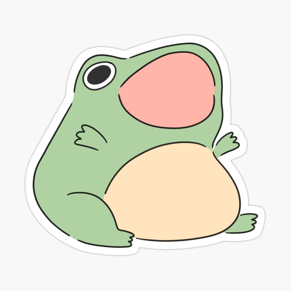 Rani the Froggie: Journal Stickers, Transparent Stickers