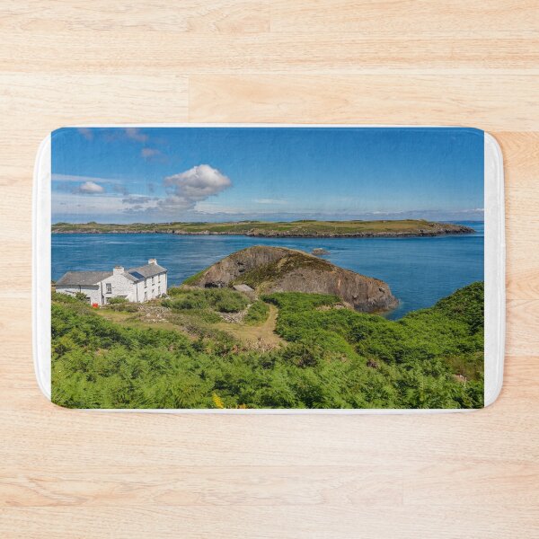 Item preview, A view towards the white farmhouse on RSPB Ramsey Island, Pembrokeshire designed and sold by yackers1.