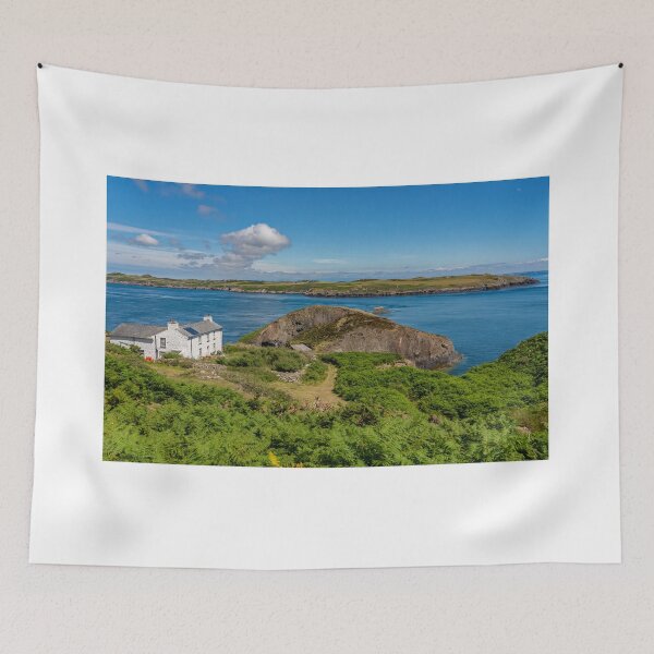 Item preview, A view towards the white farmhouse on RSPB Ramsey Island, Pembrokeshire designed and sold by yackers1.