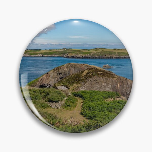 Item preview, A view towards the white farmhouse on RSPB Ramsey Island, Pembrokeshire designed and sold by yackers1.