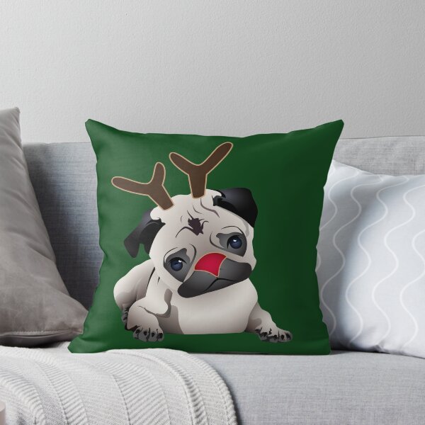 Item preview, Reindeer Pug designed and sold by pugmom4.
