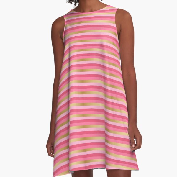 Item preview, Pink and Gold Stripes designed and sold by DonnaSiggy.
