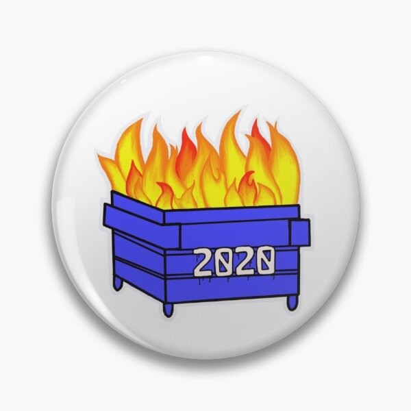 Item preview, Dumpster Fire 2020 designed and sold by Victoria Salter Art.