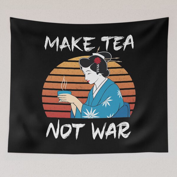 Item preview, Make tea not war designed and sold by Zagach Letters.