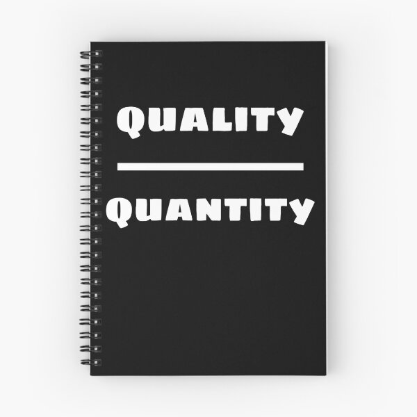 Item preview, Quality over Quantity designed and sold by Ninjawhere.