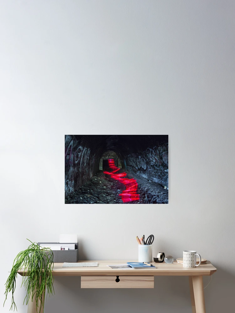 Thumbnail 2 of 3, Poster, Red Rivers Run designed and sold by Downunder Views.