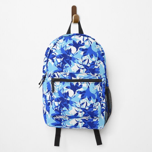 Item preview, Flowers Floral Blue Vibrant Pattern designed and sold by mythandframe.